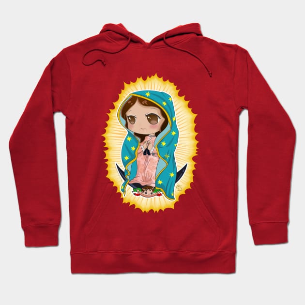 Our Lady Of Guadalupe - Chibi Hoodie by Megasha